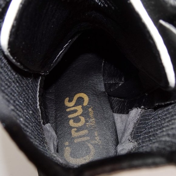 Circus by Sam Edelman White Giovanny Lug Sole Ankle Boots - Picture 5 of 7